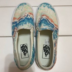 Brand new W/O tags Asher Vans Slip ons Size 6.5